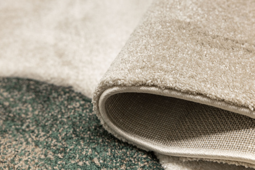 Dywan Kandy N412A l.beige/emeral Butelkowa Zieleń Beż Fryz