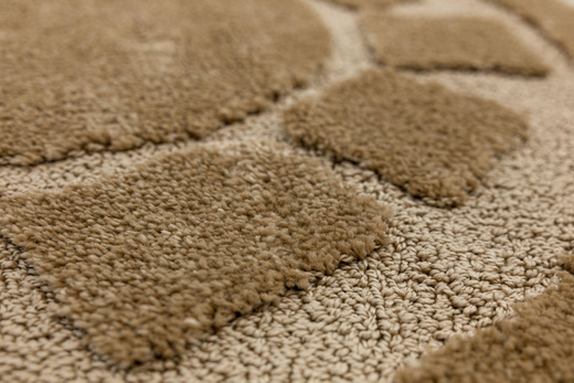 Dywanik Okrągły Łazienkowy Antypoślizgowy Ocean Beż