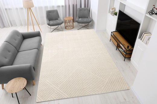 Dywan Matara N963A l.beige/sp.cream Beż Krem Linie