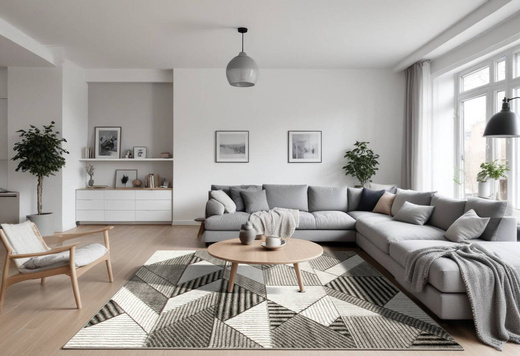 Dywan Amelia A632A grey/d.grey Szary Linie Paski Kreski