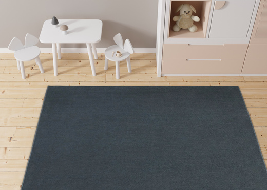 Dywan Plush Grey Antypoślizgowy Szary Rabbit