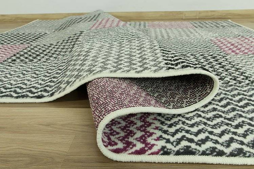 Dywan LUNA 503568/56935 patchwork fiolet