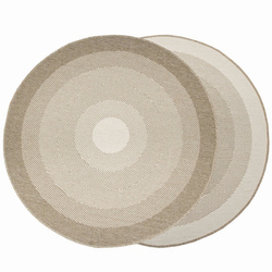 Okrągły Dwustronny Dywan Sznurkowy Brussels 2205195/10610 Linen Beż Krem Koła Outdoor