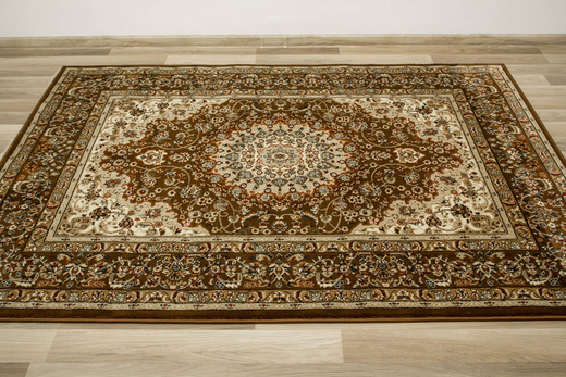Dywan Super Rose 1874A brown/brown Ornament Brąz Beż