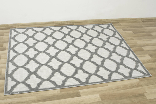 Dywan Sznurkowy Stella D403A d.grey/l.grey Koniczyna Marokańska Szary