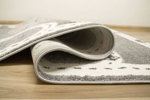 Dywan Dziecięcy Lima C260C l.grey/cream Uliczki klasy Szary Zielony