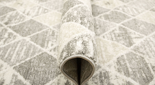 Chodnik Loris G179B Cream/Beige Szary Beż Romby szerokość 70 cm