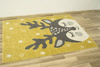 Dywan Emily Kids 5766A bone/yellow Złocisty Jelonek Gwiazdki 