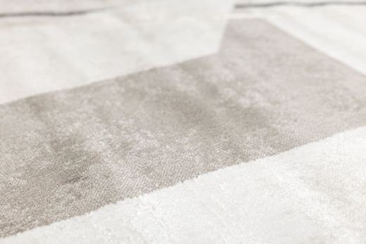 Dywan Kashmir KR168S Vizon/Black Szarobeżowy Złoty Abstrakcja