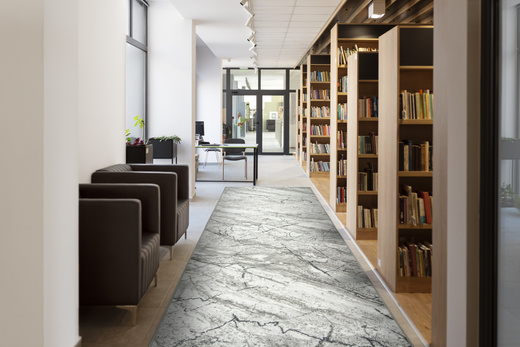 Chodnik Aqua Marble 19 szary beż szerokość 100 cm