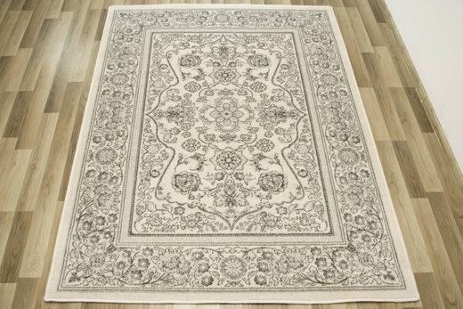 Wełniany Dywan Isfahan-M Kalista Piaskowy Ornament