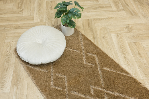 Dywanik Łazienkowy Antypoślizgowy Moreno Beige Beż Romby