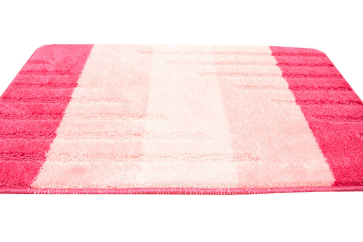 Dywanik Łazienkowy Vic Pink Różowy Paski