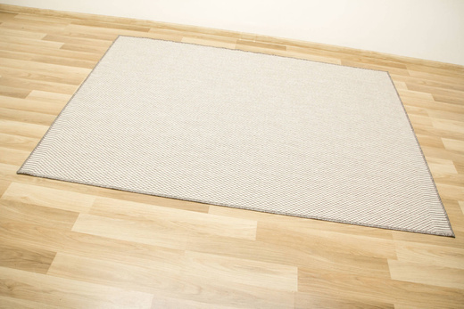 Dywan Dwustronny Sznurkowy Brussels 205150/10010 Silver Kratka Szary Krem Outdoor