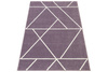 Dywan Dziecięcy Lima C877B lila/cream Fiolet Krem Trójkąty