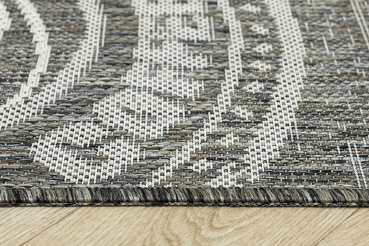 Antypoślizgowy Dywan FLEX 1907/P91 Brąz Szary Coffee