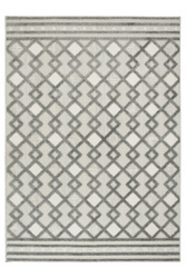 Dywan Sznurkowy Stella D418A l.grey/d.grey Romby Aztec Szary Srebrny Krem