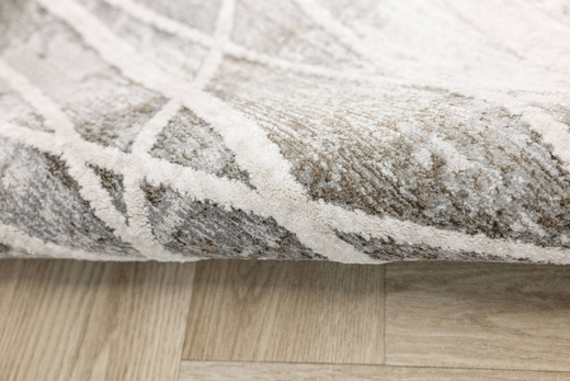 Dywan Camilla 614 mink/grey Szary Beż Beton Pasy