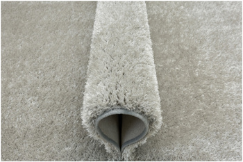 Wykładzina Luksusowa Shaggy Silky 72 Srebrzysty Szary szerokość 4 m 