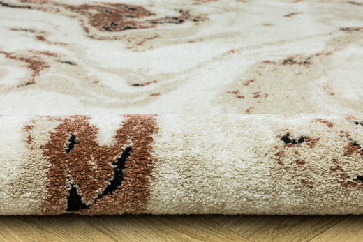 Dywan Bosa K421A cream/somon Kremowy Miedziany Marmur