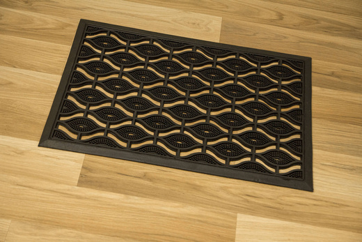 Wycieraczka Gumowa Ażurowa Karo Łezka