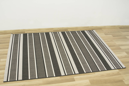 Dywan Sznurkowy Split 48118/690 Grafit Krem Pasy