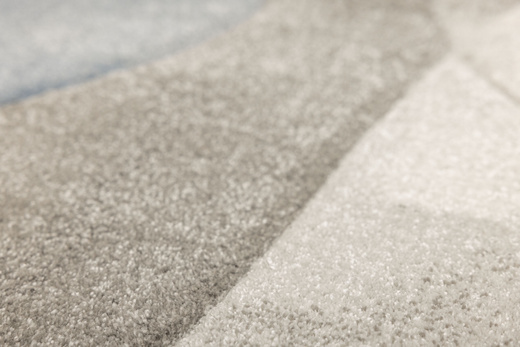 Dywan Kandy N414A l.grey/blue Szary Niebieski Krem Fryz