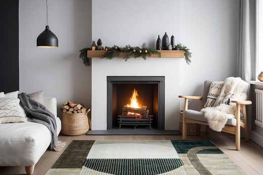 Dywan Kandy N372A l.beige/emeral Butelkowa zieleń Beż Fryz