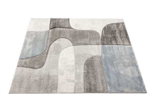Dywan Kandy N381A l.grey/blue Szary Niebieski Fryz