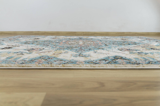 Dywan Lucca 8634A cream/l.grey Ornamentowy Krem Turkus Łosoś