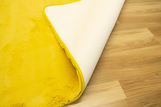 Mięciutki Dywan Bellarossa Rabbit musztardowy