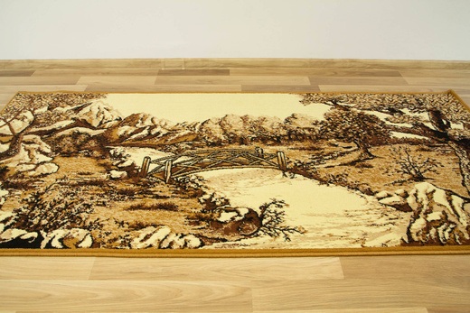 Makata Dywan mostek beż