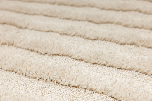 Dywan Berber 9754 Ivory Kość Słoniowa Krem Pólkola 3D z frędzlami