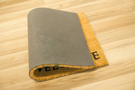 Antypoślizgowa Wycieraczka Kokosowa Kolor Welcome Lawenda