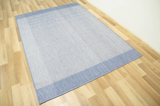 Dywan Dwustronny Sznurkowy Brussels 205664/10310 Ocean Niebieski Krem Outdoor