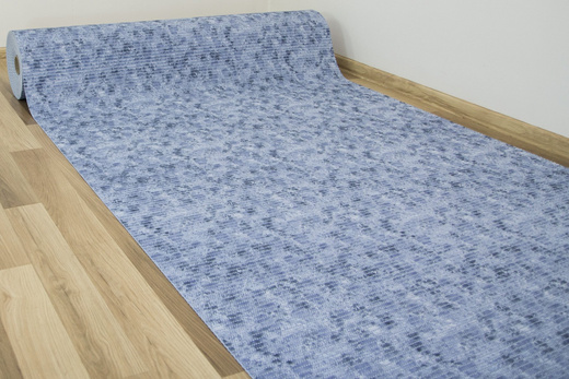 Mata Łazienkowa Softy-tex 912 niebieski granat szerokość 130 cm