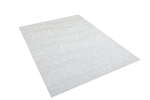 Dywan Sznurkowy Haga 04196A cream/l.grey Szary Krem Ornament Romby Outdoor