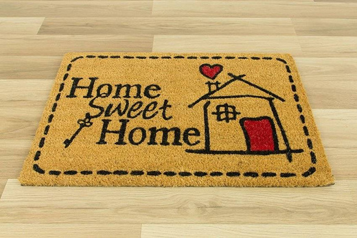 Antypoślizgowa Wycieraczka Kokos Tucan 2 Home Sweet Home
