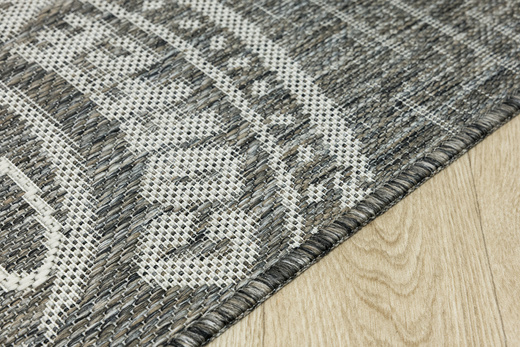 Antypoślizgowy Dywan FLEX 1907/P91 Brąz Szary Coffee