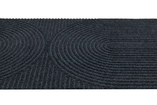 Wycieraczka Antypoślizgowa Tłoczona T-025 Grafit Półkola