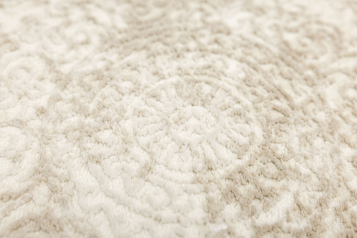 Lśniący Dywan Allora Plus 7754A cream/cream Ornament Beż Krem