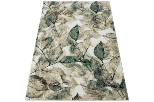 Dywan Kandy N041A l.beige/green Zielony Kaszmir Liście Fryz