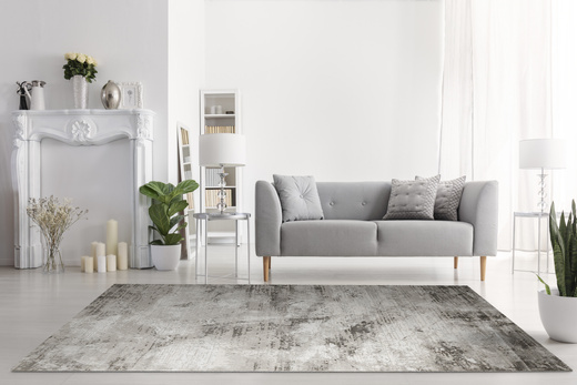 Dywan Nantes NT208A Beige/Vizon Szarobeżowy Kamień Marmur