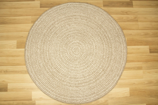 Okrągły Dwustronny Dywan Sznurkowy Brussels 205580/10610 linen Outdoor