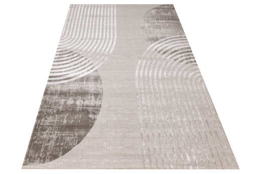 Dywan Nantes Nantes NT209A Beige/Brown Szarobeżowy Półkola