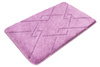 Dywanik Łazienkowy Antypoślizgowy Moreno Violet Fioletowy Romby