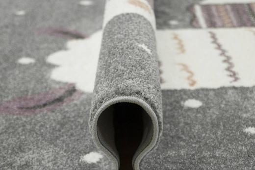 Dywan Dziecięcy Lima C261A l.grey/cream Szary Krem Lama