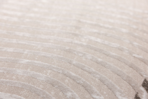 Dywan Nantes Nantes NT209A Beige/Brown Szarobeżowy Półkola