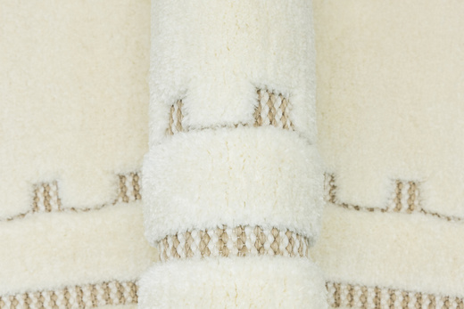 Dywan Shaggy Lula Soft IM41A Krem Beż Ramka