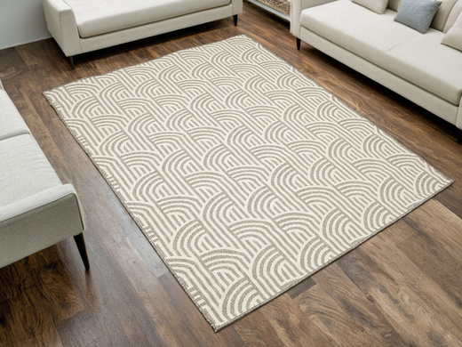 Dywan Dwustronny Sznurkowy Brussels 205725/10010 Silver Linie Outdoor